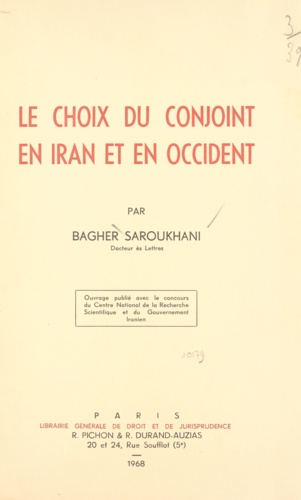 Le choix du conjoint en Iran et en Occident