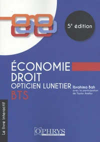 Economie-Droit BTS opticien lunetier