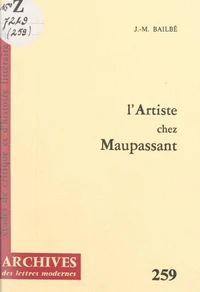 L'artiste chez Maupassant
