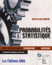 Probabilités et statistique avec applications en technologie et ingénierie