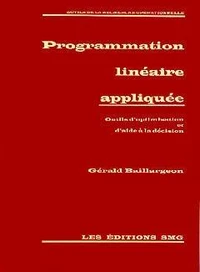 PROGRAMMATION LINEAIRE APPLIQUEE