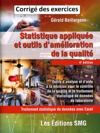 Statistique appliquée et outils d'amélioration de la qualité
