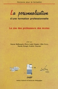  BAILLAUQUES SIMONE, - La Personnalisation D'Une Formation Professionnelle : Le Cas Des Professeurs Des Ecoles.