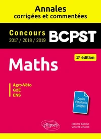 Maths BCPST Concours Agro-Véto, G2E, ENS