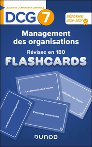 DCG 7 - Management des organisations - révisez en 180 flashcards ! - 2e éd.
