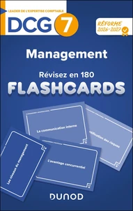 DCG 7 - Management - révisez en 180 flashcards ! - 2e éd.