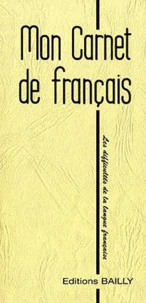 Mon carnet de français