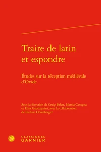 Traire de latin et espondre
