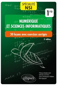Numérique et sciences informatiques, Spécialité NSI 1re