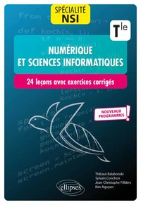 Numérique et sciences informatiques Tle spécialité NSI