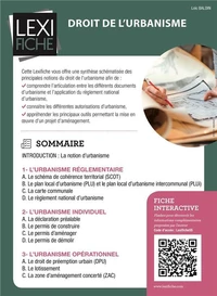 Droit de l'urbanisme