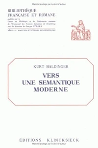 Vers une sémantique moderne