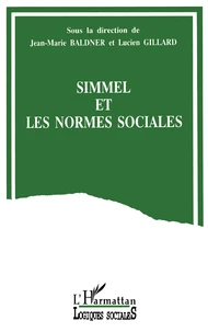 Simmel et les normes sociales