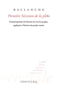 Première Sécession de la plèbe