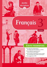 Français 3e Cycle 4 Jardin des lettres