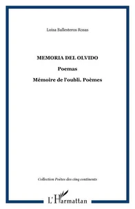 MEMORIA DEL OLVIDO, POEMAS