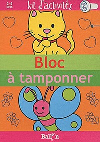  Ballon - Bloc à tamponner - 2-4 ans.