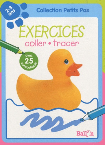  Ballon - Exercices coller-tracer (2-3 ans).