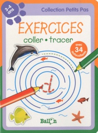  Ballon - Exercices coller-tracer (3-4 ans).