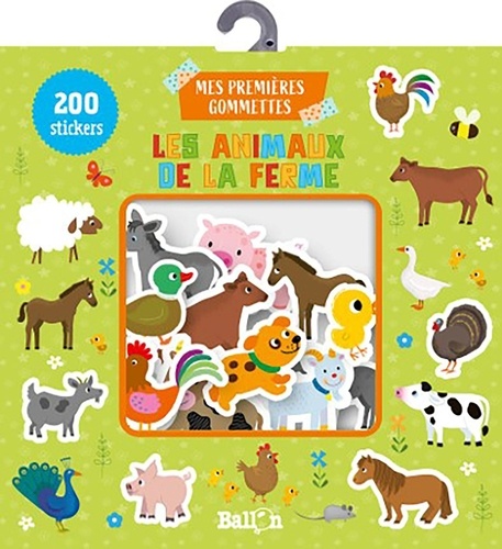Les animaux de la ferme - 200 gommettes de Ballon - Grand Format ...