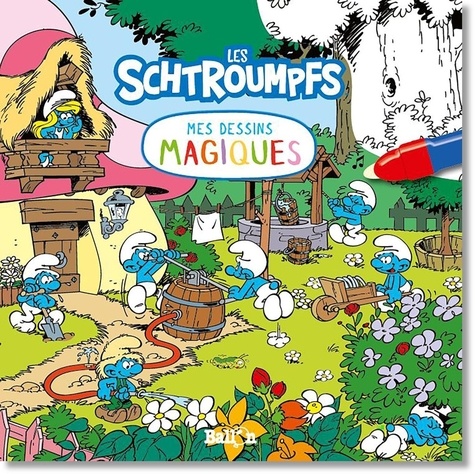 Les Schtroumpfs. Avec un feutre d'eau