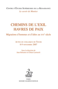 Chemins de l'exil, havres de paix