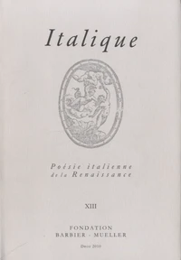 Italique, poésie italienne de la Renaissance