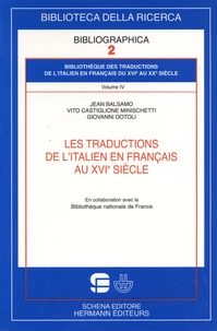 Les traductions de l'italien en français au XVIe siècle