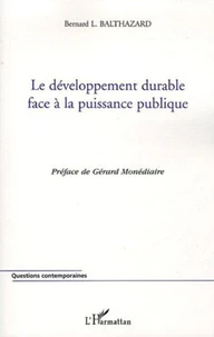 Le développement durable face à la puissance publique