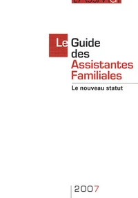 Le Guide des Assistantes Familiales 2007