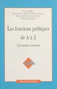 Les fonctions publiques de A à Z