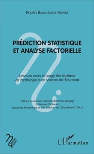 Prédiction statistique et analyse factorielle