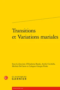 Transitions et Variations mariales