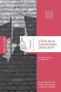 L'Etat de la Constitution 2018-2019