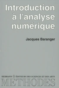 Introduction à l'analyse numérique