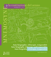 Mnemosyne o la costruzione del senso n 10/2017. auto/biographie, telescopie, temporalite