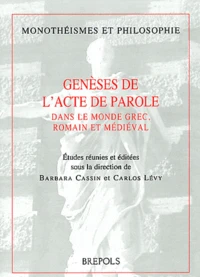 Genèses de l'acte de parole