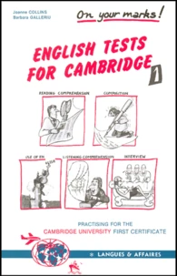 English tests for Cambridge.