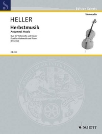 Barbara Heller - Edition Schott  : Autumnal Music - Duet for Violoncello and Piano. cello and piano..