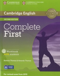 Barbara Thomas - Complete First - Workbook with Answers. 1 CD audio