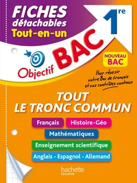 Tout le tronc commun 1re Fiches détachables