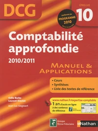 Comptabilité approfondie DCG 10