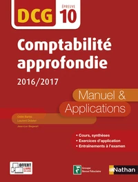 Comptabilité approfondie DCG 10