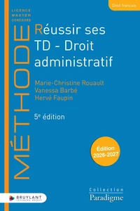 Réussir ses TD - Droit administratif