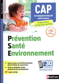 Prévention santé environnement CAP Accompagnant éducatif petite enfance