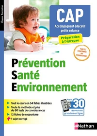 Prévention santé environnement CAP Accompagnant éducatif petite enfance