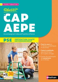 Réussir le CAP AEPE PSE Prévention santé environnement