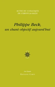 Philippe Beck, un chant objectif aujourd'hui