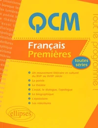 Qcm Francais 1ere Toutes Series