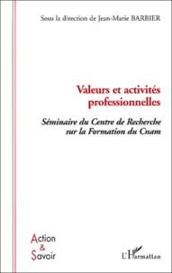 Valeurs et activités professionnelles